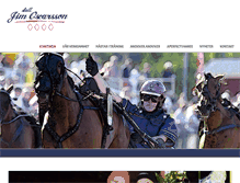 Tablet Screenshot of oscarssonracingstable.com